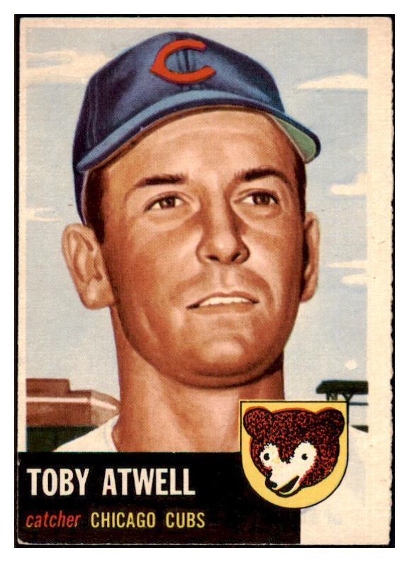 1953 Topps Baseball #023 Toby Atwell Cubs VG-EX 498322