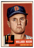 1953 Topps Baseball #030 Willard Nixon Red Sox EX 498343