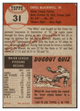1953 Topps Baseball #031 Ewell Blackwell Yankees EX 498348