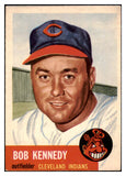 1953 Topps Baseball #033 Bob Kennedy Indians EX-MT 498354