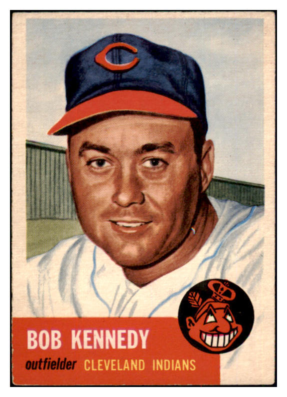 1953 Topps Baseball #033 Bob Kennedy Indians VG-EX 498355