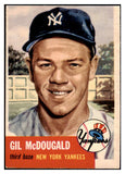 1953 Topps Baseball #043 Gil McDougald Yankees VG-EX 498382