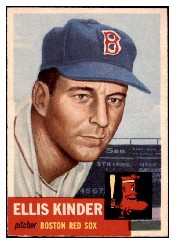 1953 Topps Baseball #044 Ellis Kinder Red Sox VG-EX 498385