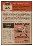 1953 Topps Baseball #046 Johnny Klippstein Cubs EX-MT 498395