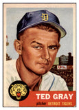 1953 Topps Baseball #052 Ted Gray Tigers EX-MT 498418