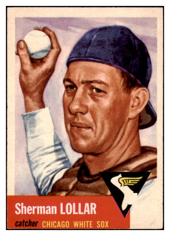 1953 Topps Baseball #053 Sherm Lollar White Sox EX-MT 498421