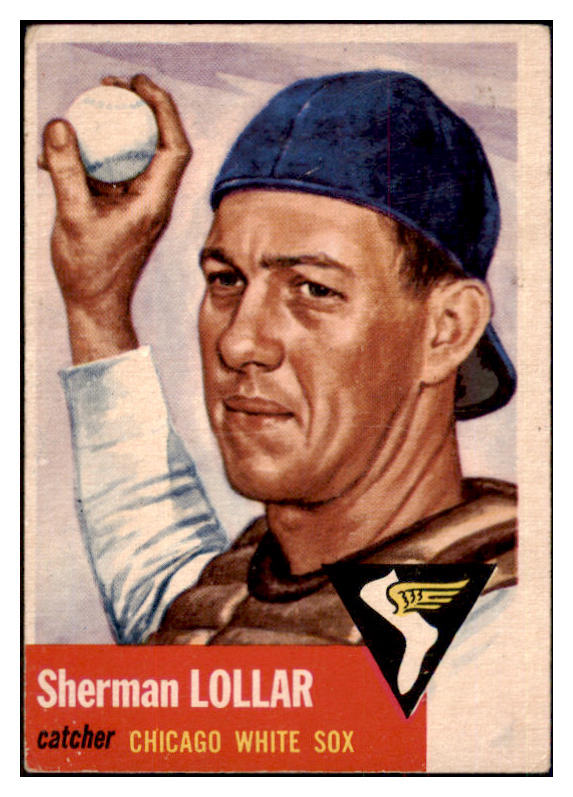 1953 Topps Baseball #053 Sherm Lollar White Sox VG-EX 498422