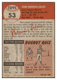 1953 Topps Baseball #053 Sherm Lollar White Sox VG-EX 498423