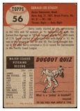 1953 Topps Baseball #056 Gerald Staley Cardinals VG-EX 498430