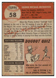 1953 Topps Baseball #058 George Metkovich Pirates VG-EX 498437