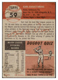 1953 Topps Baseball #059 Karl Drews Phillies VG-EX 498440