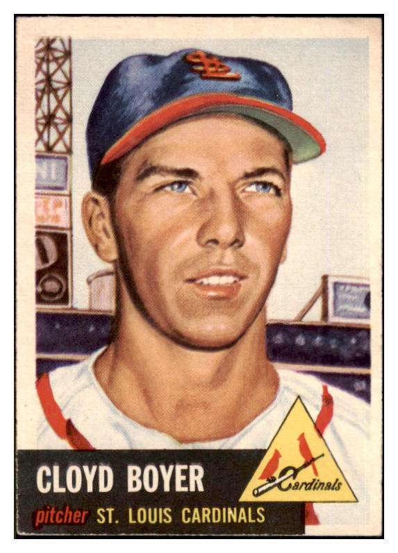 1953 Topps Baseball #060 Cloyd Boyer Cardinals EX-MT 498442