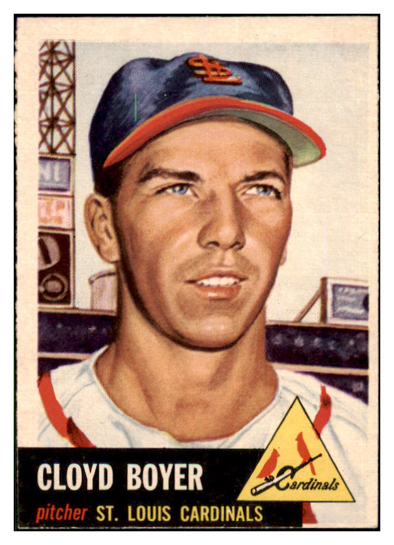 1953 Topps Baseball #060 Cloyd Boyer Cardinals EX-MT 498443