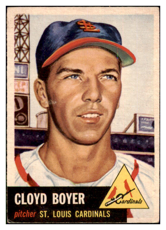 1953 Topps Baseball #060 Cloyd Boyer Cardinals VG-EX 498444