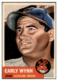 1953 Topps Baseball #061 Early Wynn Indians EX 498447