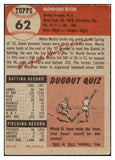 1953 Topps Baseball #062 Monte Irvin Giants EX 498448