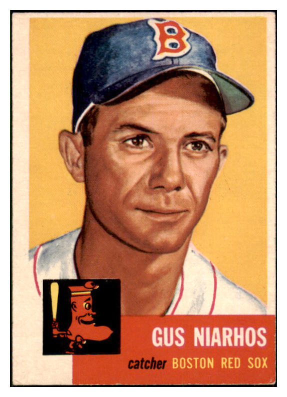 1953 Topps Baseball #063 Gus Niarhos Red Sox EX-MT 498449