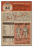 1953 Topps Baseball #063 Gus Niarhos Red Sox VG-EX 498451