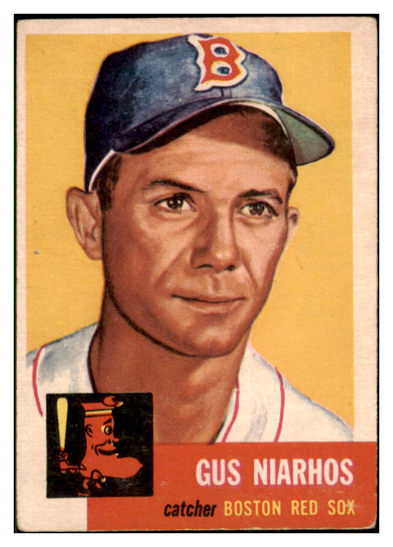 1953 Topps Baseball #063 Gus Niarhos Red Sox VG-EX 498452