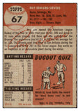 1953 Topps Baseball #067 Roy Sievers Browns EX-MT 498460