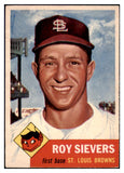 1953 Topps Baseball #067 Roy Sievers Browns VG-EX 498464