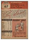 1953 Topps Baseball #067 Roy Sievers Browns VG-EX 498465
