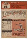 1953 Topps Baseball #068 Del Rice Cardinals EX-MT 498467
