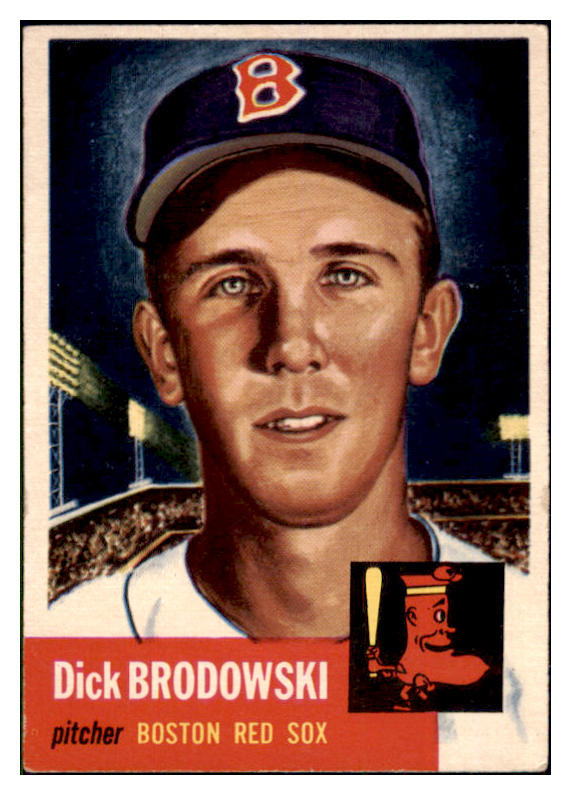 1953 Topps Baseball #069 Dick Brodowski Red Sox VG-EX 498472