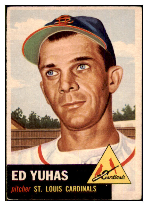1953 Topps Baseball #070 Ed Yuhas Cardinals VG-EX 498476