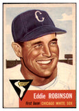 1953 Topps Baseball #073 Eddie Robinson White Sox EX 498487