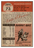 1953 Topps Baseball #073 Eddie Robinson White Sox EX 498487