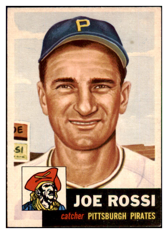 1953 Topps Baseball #074 Joe Rossi Pirates EX-MT 498489