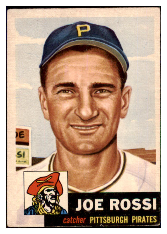1953 Topps Baseball #074 Joe Rossi Pirates EX 498490