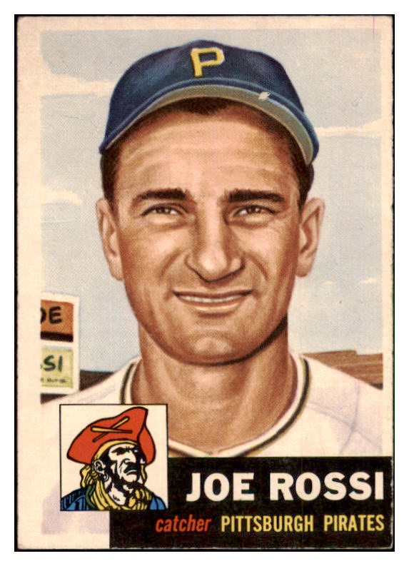 1953 Topps Baseball #074 Joe Rossi Pirates VG-EX 498491
