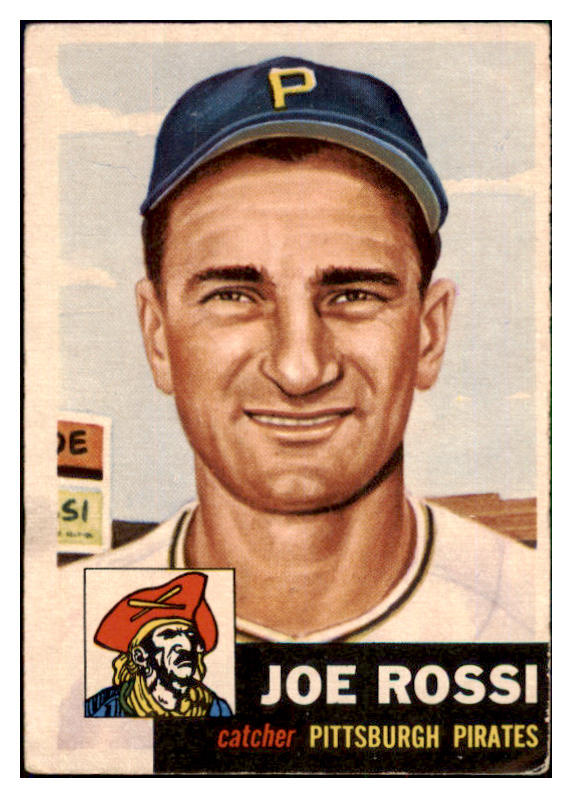 1953 Topps Baseball #074 Joe Rossi Pirates VG-EX 498492