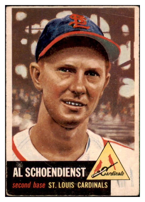 1953 Topps Baseball #078 Red Schoendienst Cardinals VG-EX 498498