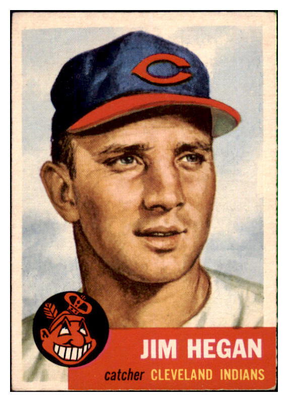 1953 Topps Baseball #080 Jim Hegan Indians EX-MT 498502