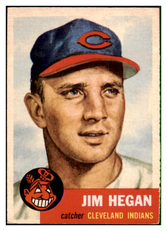 1953 Topps Baseball #080 Jim Hegan Indians VG-EX 498504