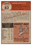 1953 Topps Baseball #083 Howie Pollet Pirates EX 498507