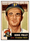 1953 Topps Baseball #083 Howie Pollet Pirates VG-EX 498508