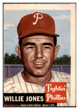 1953 Topps Baseball #088 Willie Jones Phillies VG-EX 498519