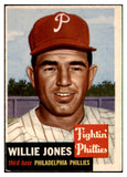 1953 Topps Baseball #088 Willie Jones Phillies VG-EX 498520