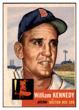 1953 Topps Baseball #094 Bill Kennedy Red Sox EX-MT 498537