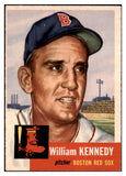 1953 Topps Baseball #094 Bill Kennedy Red Sox EX 498538