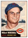 1953 Topps Baseball #095 Willard Marshall Reds VG-EX 498543