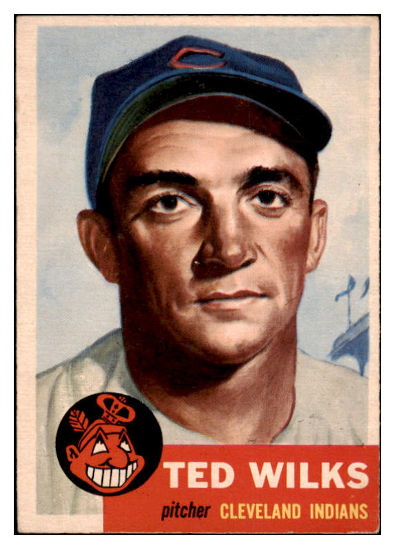 1953 Topps Baseball #101 Ted Wilks Indians VG-EX 498569