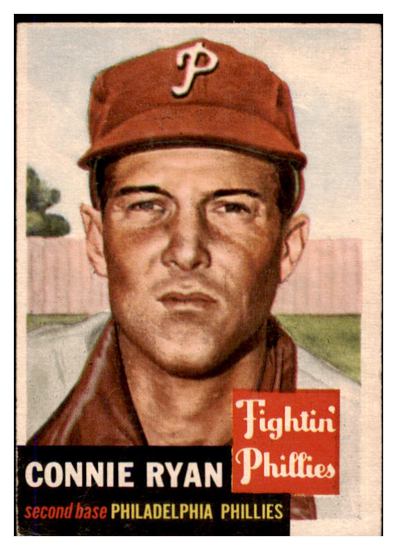 1953 Topps Baseball #102 Connie Ryan Phillies VG-EX 498572