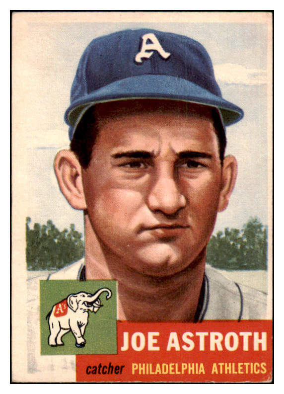 1953 Topps Baseball #103 Joe Astroth A's VG-EX 498576