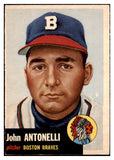 1953 Topps Baseball #106 John Antonelli Braves EX-MT 498579