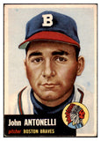 1953 Topps Baseball #106 John Antonelli Braves VG-EX 498581